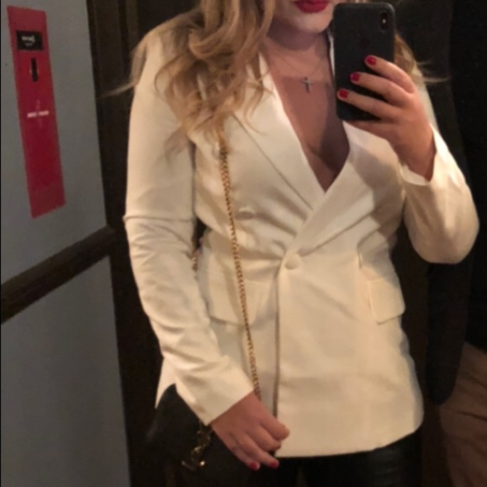 White blazer
